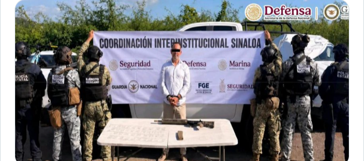 Cae en México operador de grupo crimin4l ligado al “Mayo” Zambada