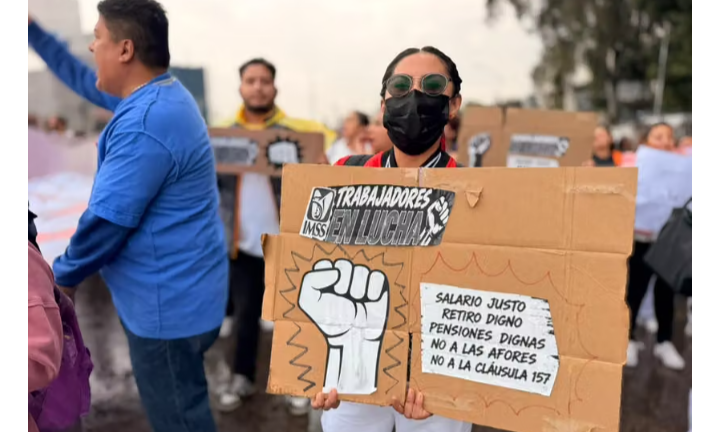 IMSS evalúa mejoras laborales «en la medida de lo posible»: Sheinbaum ante protestas