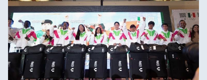 Comité Olímpico Mexicano presenta a la delegación mexicana que participará en los Juegos Olímpicos de la Juventud Dakar 2026