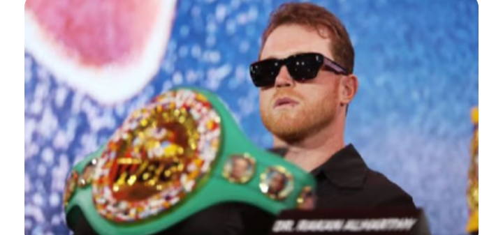 Canelo Álvarez llega a Riad para enfrentar a Christian Mbilli