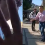«Alito» y otros priistas empujan a un ciudadano que le reclama por «ratero»